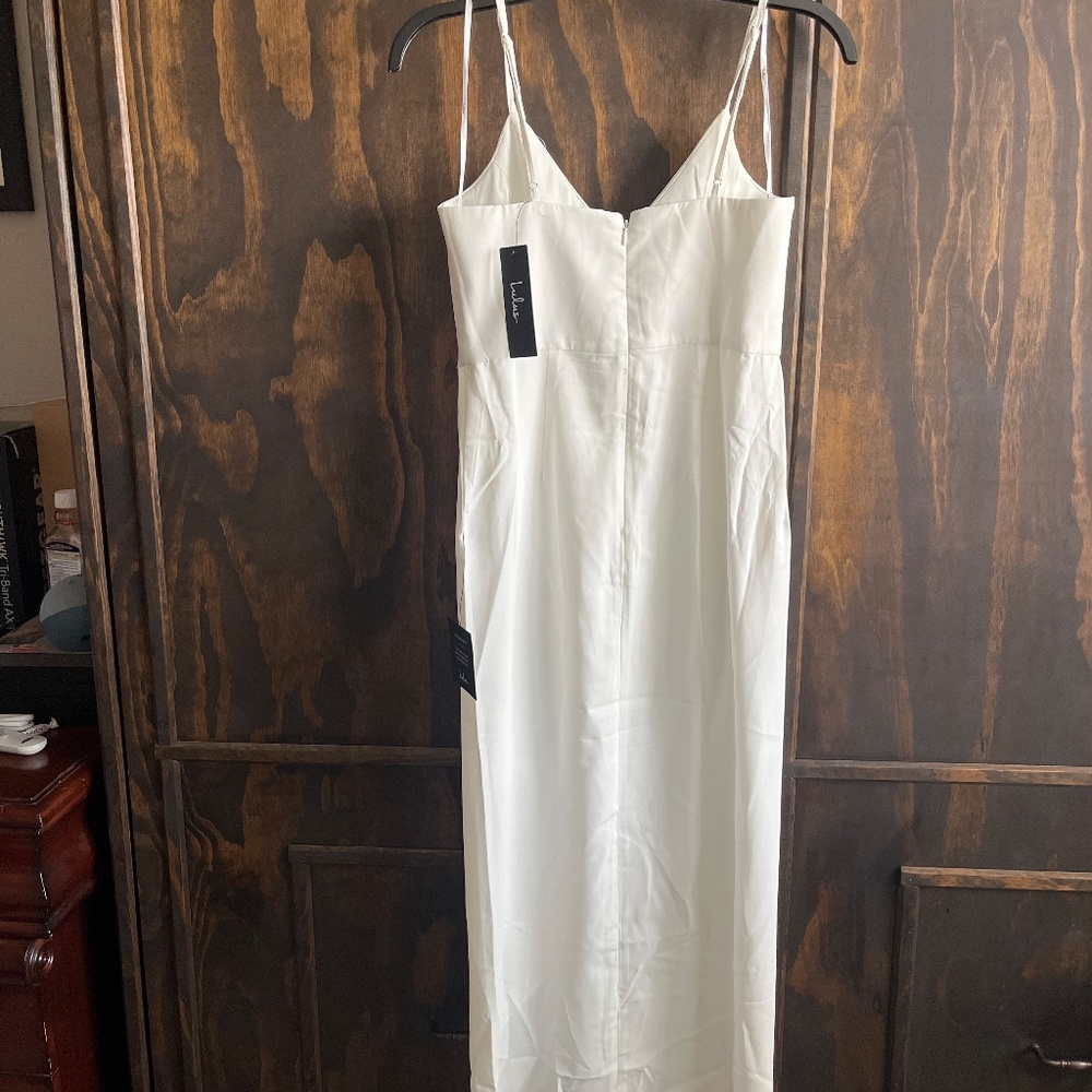 Lulus Reinette White Midi Dress - Size S - Picture 3 of 4